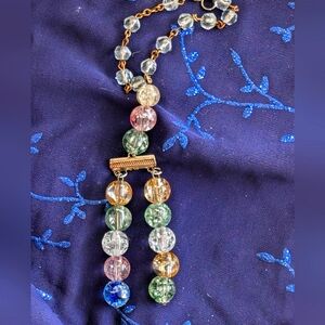 Multicolor Beaded Bag charm